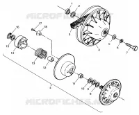 accionado de embrague XPLORER 400L W98CC38C (4945414541C003)