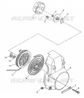 ARRANQUE DE RETROCESO WIDETRAK LX 0972065 and  EUROPEAN WIDETRAK LX E972065 (4938223822D001)