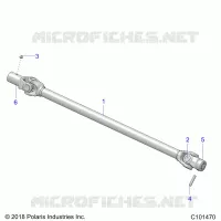TREN, PROP SHAFT, FRONT