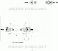 DRIVE TRAIN, TRANSMISION DELANTERA SHAFT