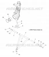 SUSPENSION, A-ARM and PUNTAL MOUNTING