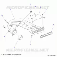 ENGINE, SISTEMA DE ESCAPE, HEADPIPE AND RELATED