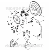 MAGNETO ASSEMBLY 6X6 350L W938739 (4924062406050A)