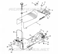 ASIENTO Y TANQUE DE GAS ULTRA SP 0970678 (4938093809A006)