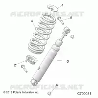 SUSPENSION, CHOQUE FRONTAL MOUNTING
