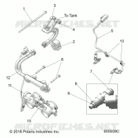 FUEL SYSTEM, RAIL, LINES AND CUERPO DE MARIPOSA