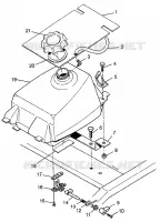 GASOLINA TANK BIG BOSS 6X6 400L W97AE38A (4940814081A013)