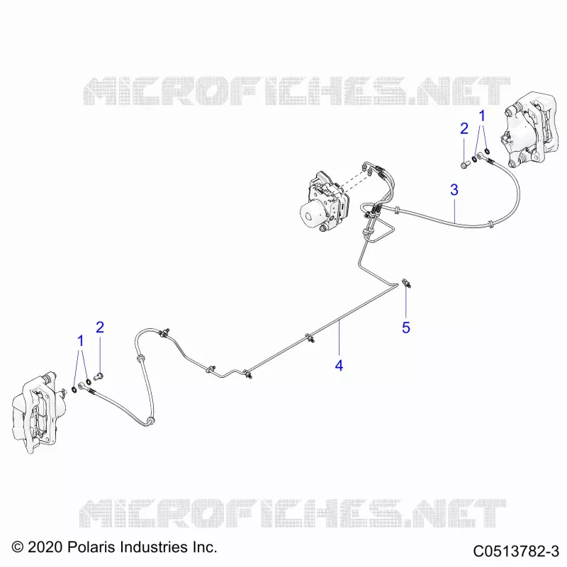 FRENO FRONTAL BRAKE LINE