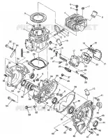 CAJA DEL CIGÜEÑAL AND CILINDRO (400L) XPRESS 400L W97CA38C (4939603960D005)