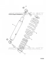 SUSPENSION TRASERA SHOCK MOUNTING