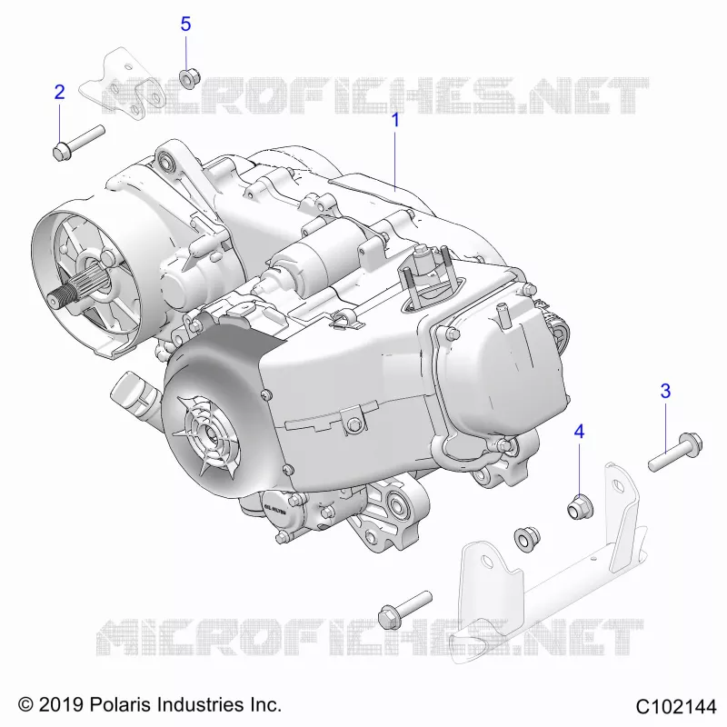 MOTOR, MOTOR AND TRANSMSSION MOUNTING