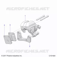 BRAKES, PINZA FRENO DELANTERA