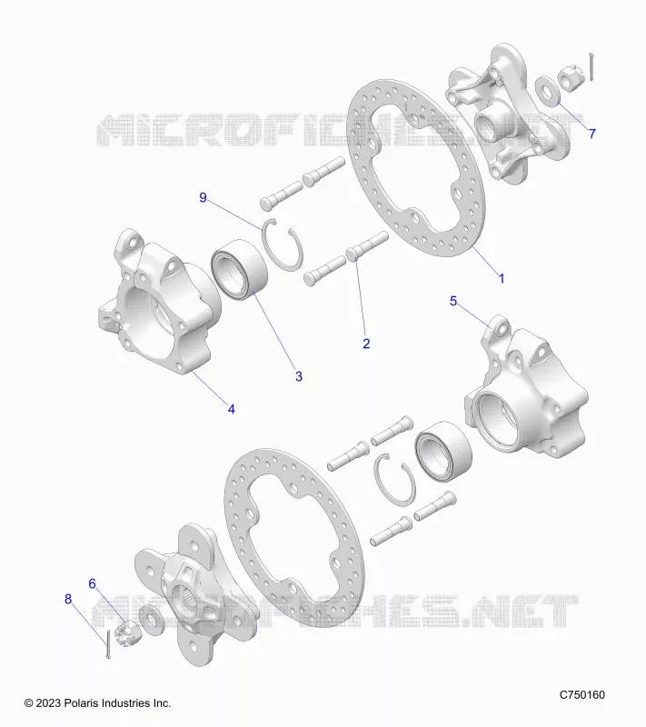 SUSPENSION, PORTAEQUIPAJES TRASERO AND HUB