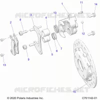 BRAKES, PINZA FRENO TRASEIRA