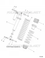 SUSPENSION, CHOQUE FRONTAL MOUNTING