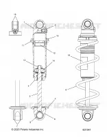 SUSPENSION, CHOQUE FRONTAL TRACK, MONOTUBE