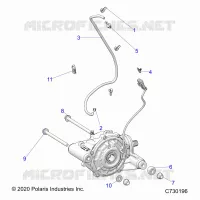 TREN, FRONT GEARCASE MOUNTING