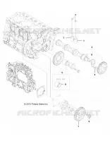 MOTOR, CAMSHAFT AND DRIVING GEAR
