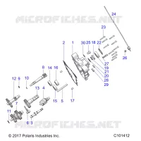 DRIVE TRAIN, PRINCIPAL GEARCASE