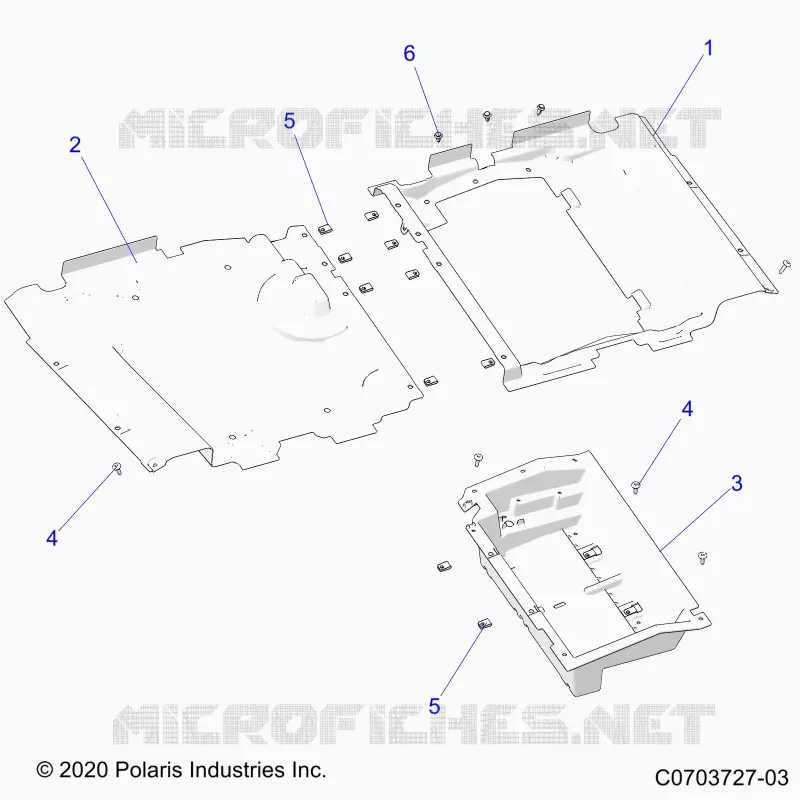 PISO PANELS, UNDERSEAT