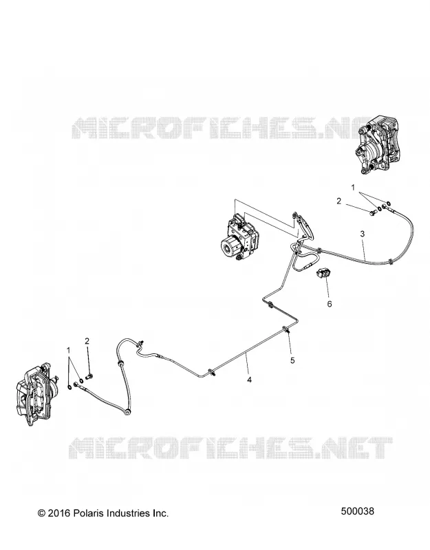 FRENO FRONTAL BRAKE LINE