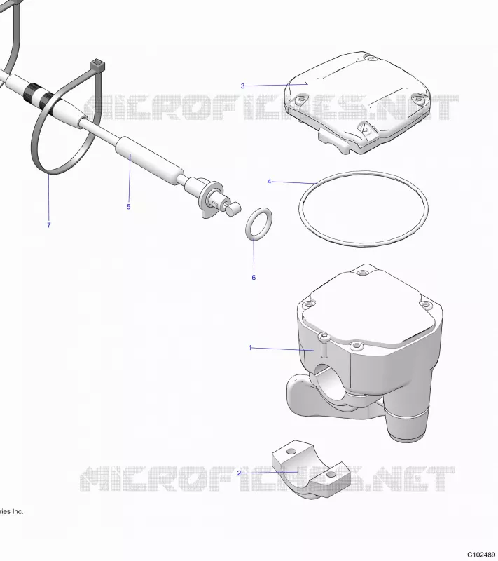 GOBIERNO, CONTROLS, THROTTLE ASM. AND CABLE