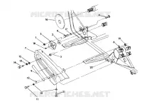 CONJUNTO DE LA CUBIERTA DE LA CADENA DERECHO 250 6x6 / W928727 (4922842284030A)