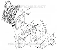PARAGOLPES Y ESCUDOS Sport 400L W97BA38C and Trail Blazer W97BA25C (4940124012A007)