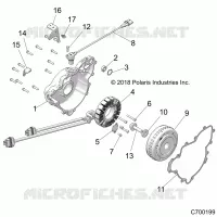 ENGINE, STATOR AND FLYRUEDA