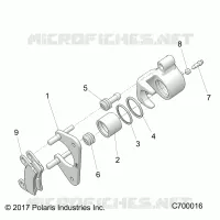 FRENO TRASERO CALIPER