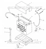 CAJA DE BATERIA SL 750 B954070 (4930523052B006)