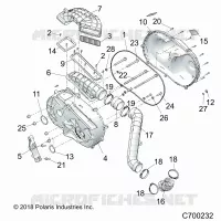 TREN, CLUTCH COVER AND DUCTING