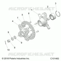 SUSPENSIÃ“N DELANTERA HUB AND STEERING KNUCKLE