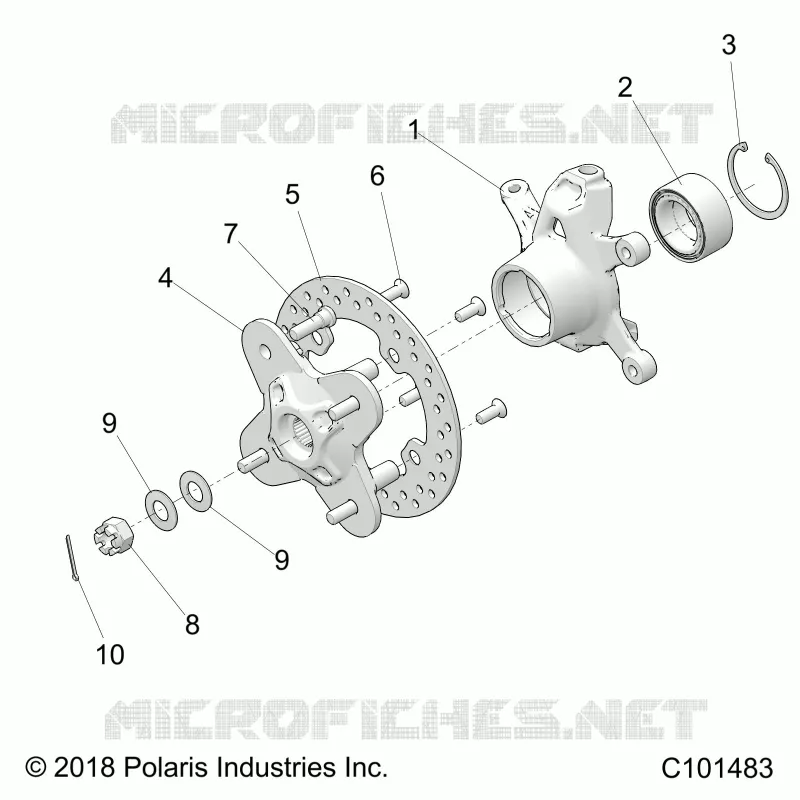 SUSPENSIÃ“N DELANTERA HUB AND STEERING KNUCKLE