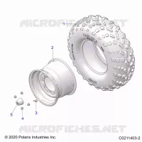 RUEDAS, REAR TIRE