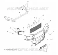 PARACHOQUES DELANTERA SUPPORT AND HEADLIGHTS