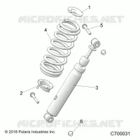 SUSPENSION, CHOQUE FRONTAL MOUNTING