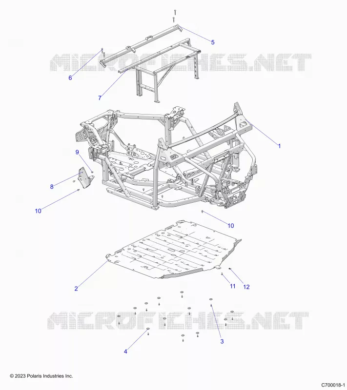 CHASSIS, MAIN FRAME AND ESQUÃD PLATES