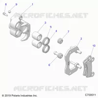 BRAKES, PINZA TRASERA