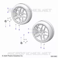 RUEDAS, FRONT AND REAR (S/SP MODELS)
