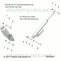 SUSPENSION, REAR CHOQUES MNTG.