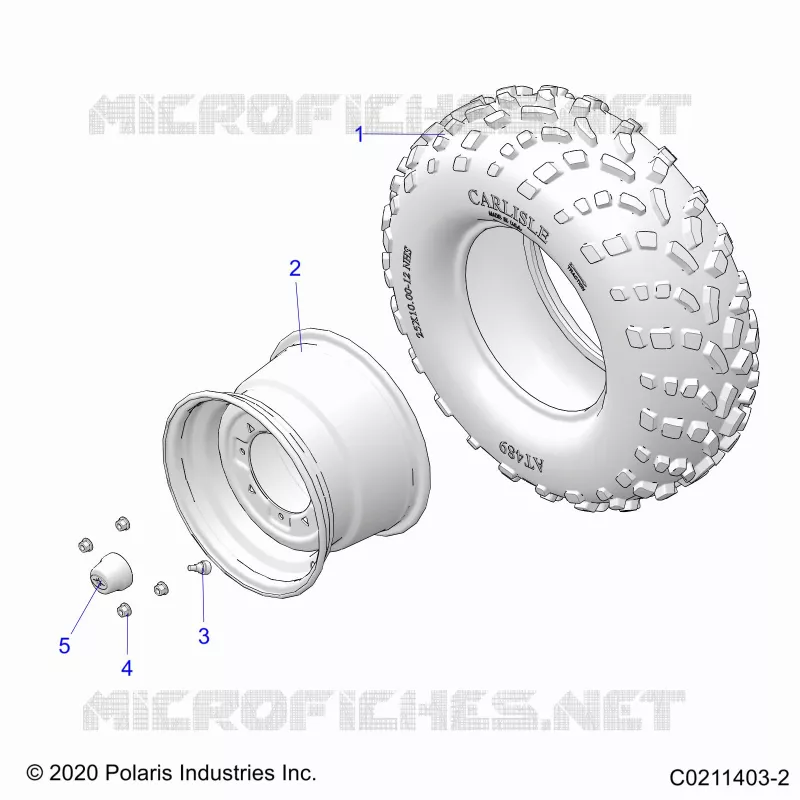 RUEDAS, REAR TIRE