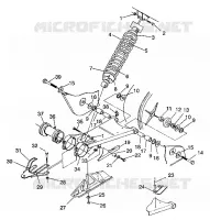 El balanceo del brazo y CHOQUE 4X4 350L S938139 (4924342434023A)