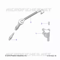 ENCENDIDO COIL, WIRE AND SPARK PLUG