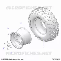 RUEDAS, REAR TIRE