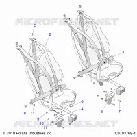 ASIENTO BELT MOUNTING