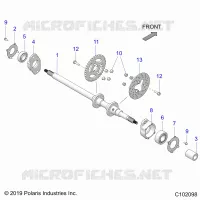 TREN, REAR AXLE