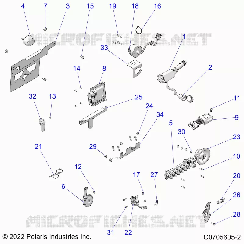 ELECTRICA, WIRE HARNESS COMPONENTS, AND LICENSE PLATE