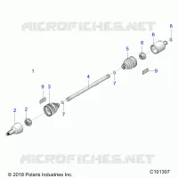 TREN, DRIVE SHAFT, FRONT