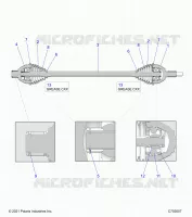 TREN, HALF SHAFT, FRONT